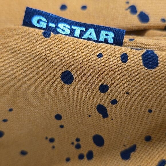 300 NWT G Star Raw Splatter Graphic Hoodie Size Large - Picture 9 of 9